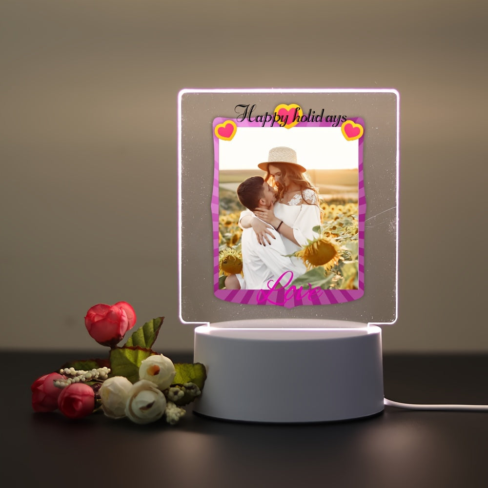 Personalized Acrylic Photo Frame - A Timeless Keepsake to Cherish Your Memories