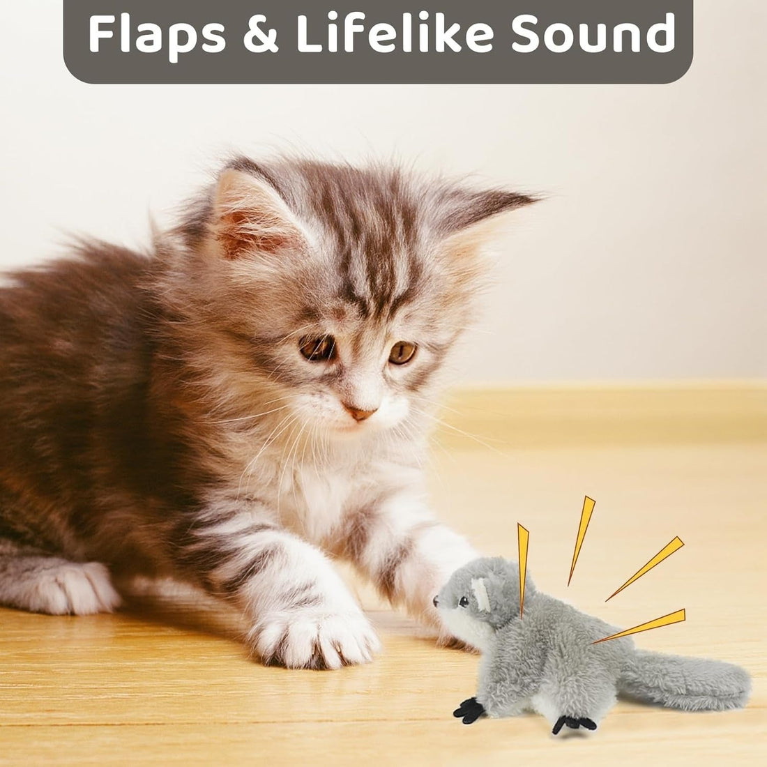 Interactive Squirrel Cat Toy | Moving Toy | DaisyFind - DaisyFind