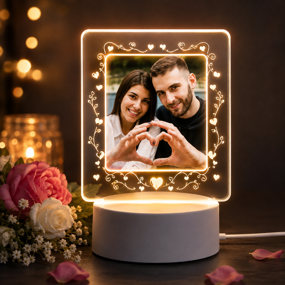 Custom Photo 3D LED Acrylic Light – Personalized Gift for Every Special Occasion | DaisyFinds