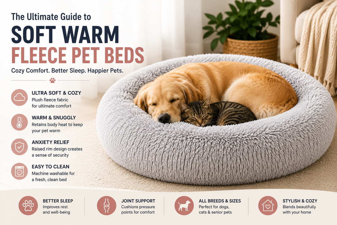 The Ultimate Guide to Soft Warm Fleece Pet Beds for Dogs Cats