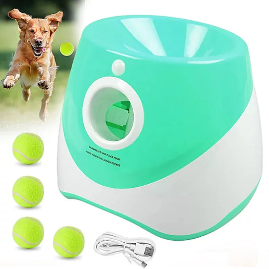 Automatic Dog Ball Launcher | 6 Tennis Balls | DaisyFind - DaisyFind