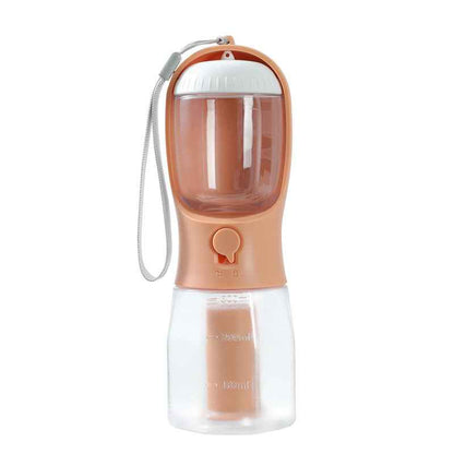 Ultimate Portable Multi-Functional Pet Bottle: Hydration, Food, and Waste Solution