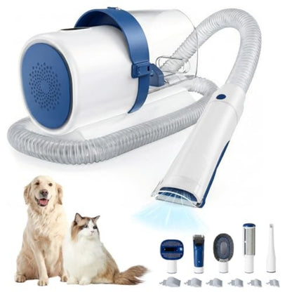 Dog Grooming Clippers With 2.5L Cup, 3 Suction Modes
