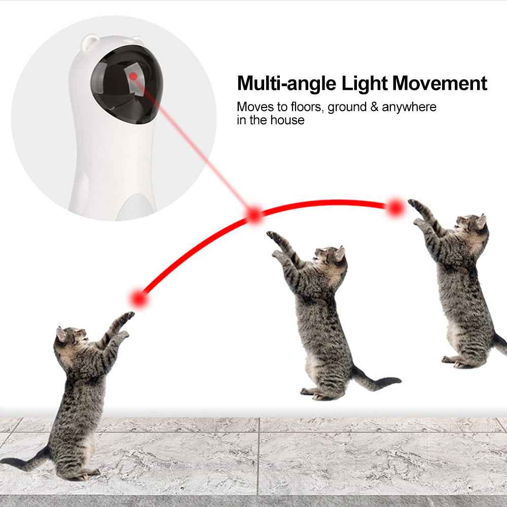 Automatic Laser Cat Toy Bear Laser Cat Toy LED Red Laser Cat Toy