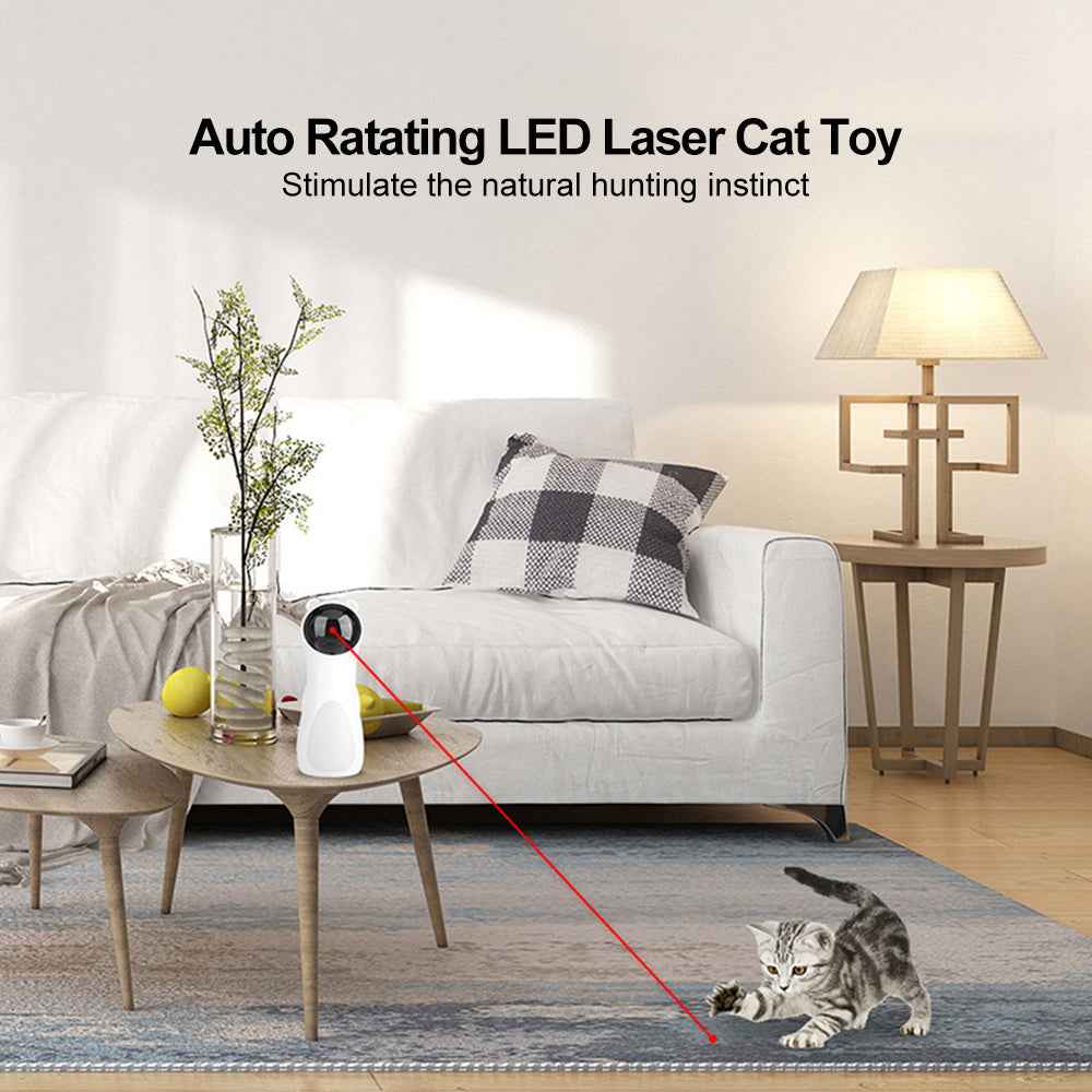 Automatic Laser Cat Toy Bear Laser Cat Toy LED Red Laser Cat Toy