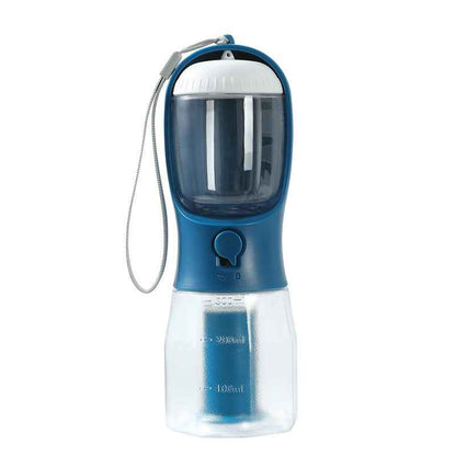 Ultimate Portable Multi-Functional Pet Bottle: Hydration, Food, and Waste Solution