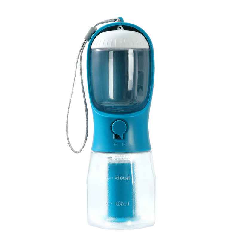 Ultimate Portable Multi-Functional Pet Bottle: Hydration, Food, and Waste Solution