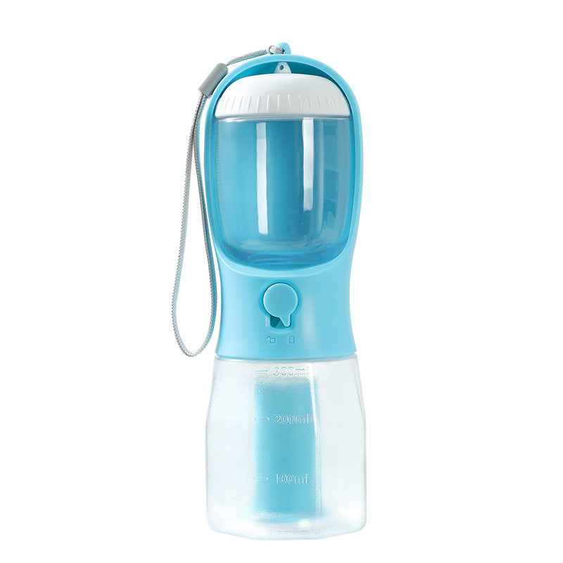 Ultimate Portable Multi-Functional Pet Bottle: Hydration, Food, and Waste Solution