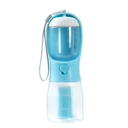 Ultimate Portable Multi-Functional Pet Bottle: Hydration, Food, and Waste Solution