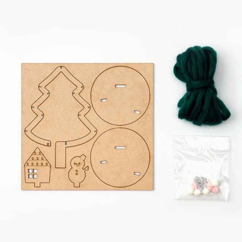DIY Xmas Tree Kits Handicraft Tree Making Sets
