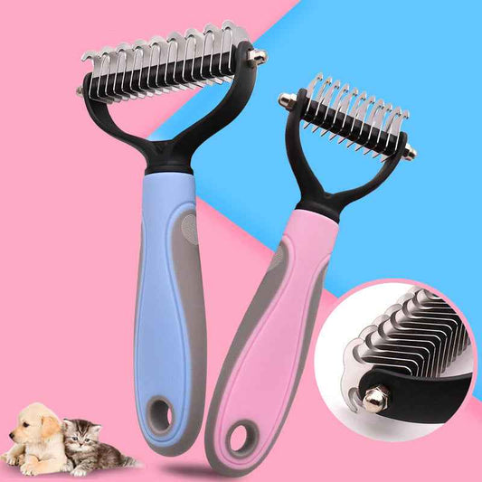 Stainless Double-sided Pet Brush Hair Removal Comb