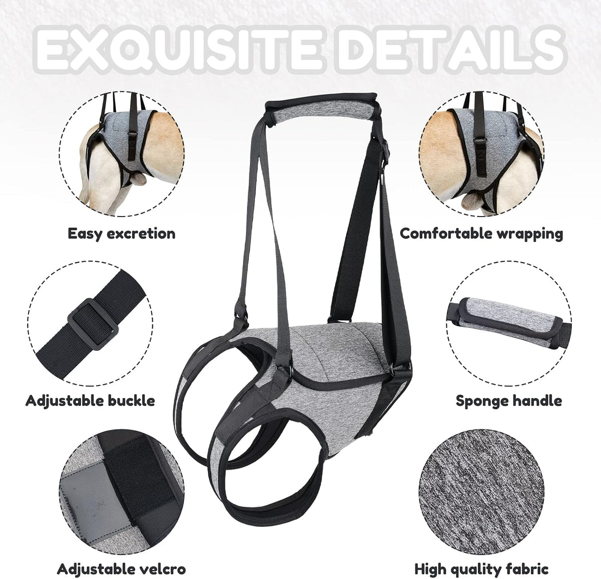 Supportive Strap for Elderly Dogs
