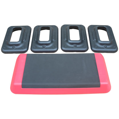 Adjustable Workout Aerobic Stepper In Fitness & Exercise Step Platform