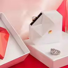 Diamond Ring Box Automatic Proposal Surprise Ring Box