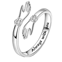 Special Silver & Gold Couple Ring
