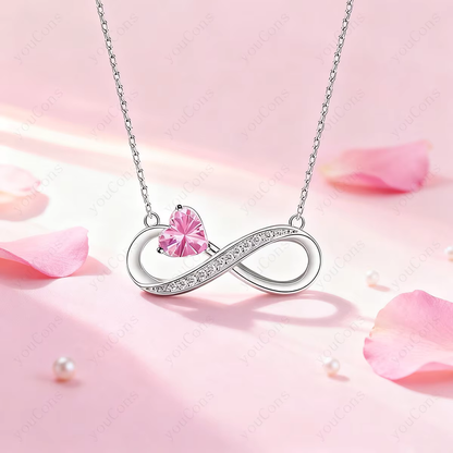 Pendant Necklaces With Cute Bear Rose Flower Gift Box