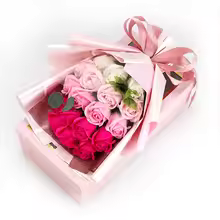 Artificial Soap Flower Rose Bouquet Gift for Special Occasions