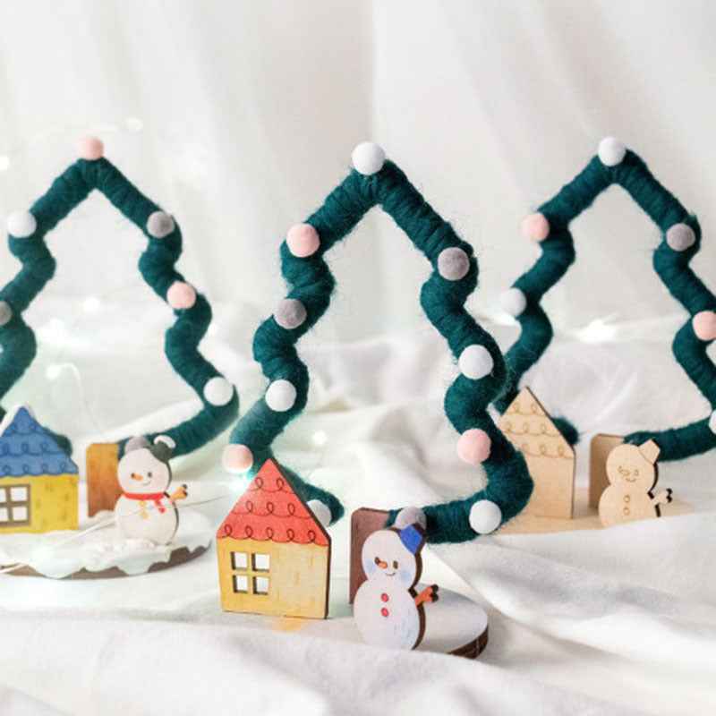 DIY Xmas Tree Kits Handicraft Tree Making Sets