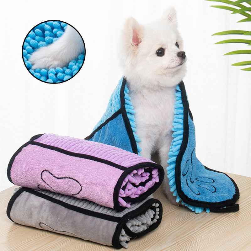 Quick-Dry Microfiber Dog Bathrobe – Ultimate Comfort for Your Pet After Bath Time