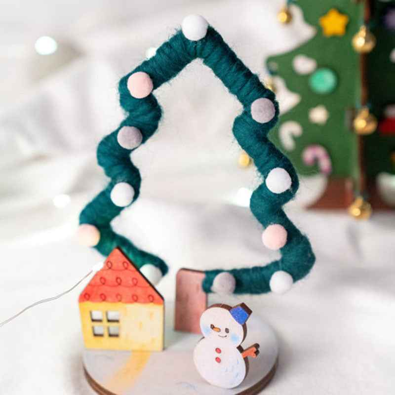DIY Xmas Tree Kits Handicraft Tree Making Sets
