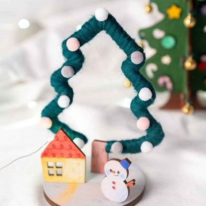 DIY Xmas Tree Kits Handicraft Tree Making Sets