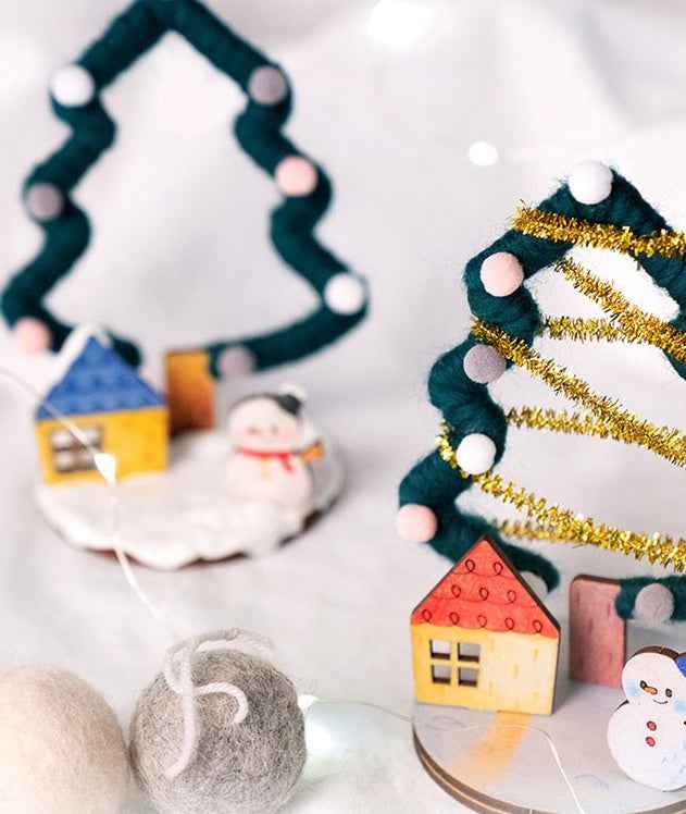 DIY Xmas Tree Kits Handicraft Tree Making Sets