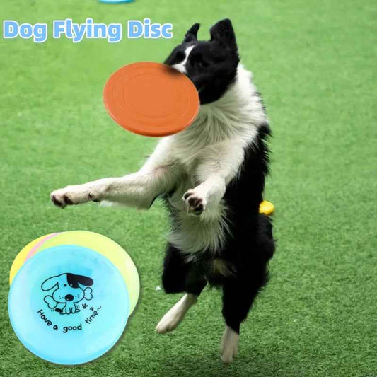Silicone Flying Saucer Funny Pet Toy