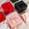 Elegant Pendant Necklace - Timeless Pink Rose Bow Jewelry Gift